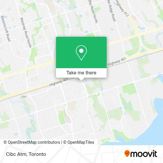 Cibc Atm map