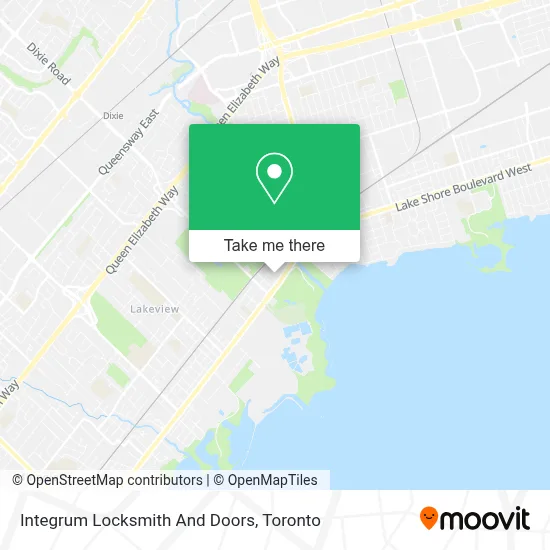 Integrum Locksmith And Doors map