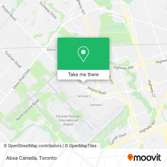 Absa Canada map