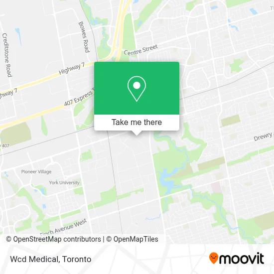 Wcd Medical map