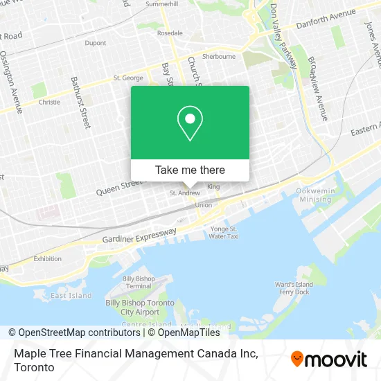 Maple Tree Financial Management Canada Inc map