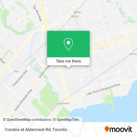 Condos at Aldercrest Rd map