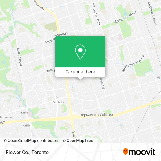 Flower Co. map