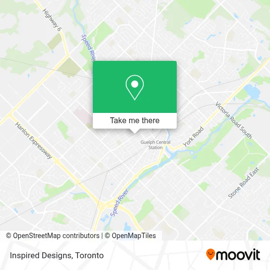 Inspired Designs map