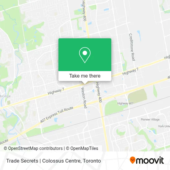 Trade Secrets | Colossus Centre map