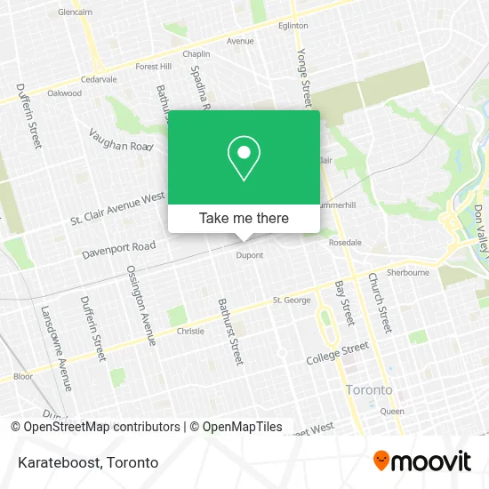 Karateboost map