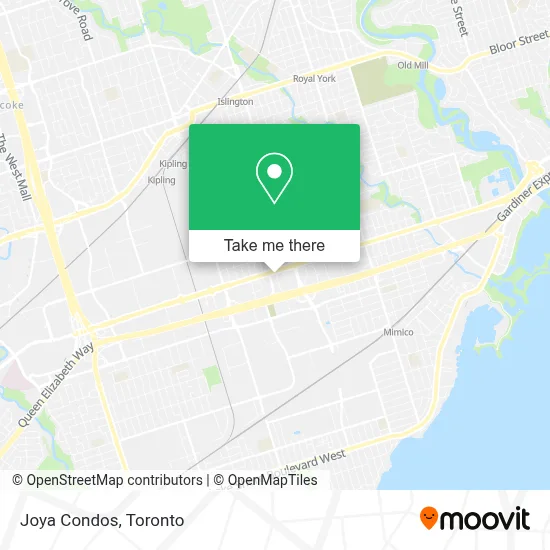 Joya Condos map