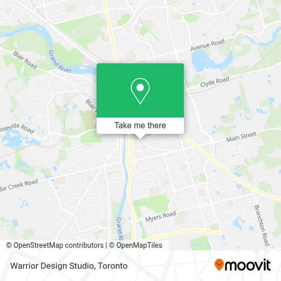 Warrior Design Studio map