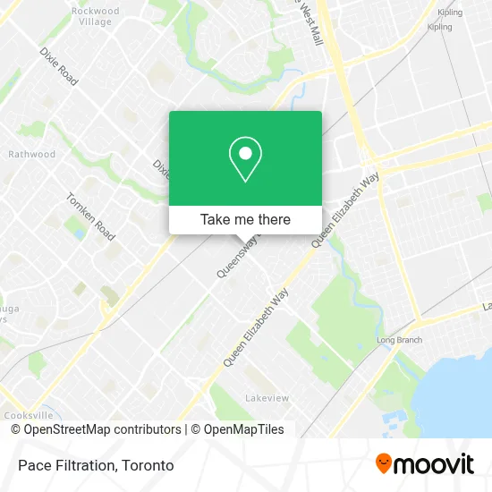 Pace Filtration map