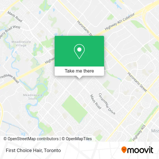 First Choice Hair map