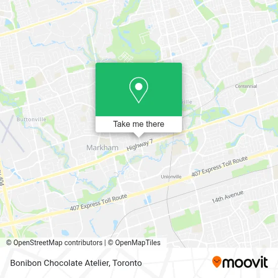 Bonibon Chocolate Atelier map