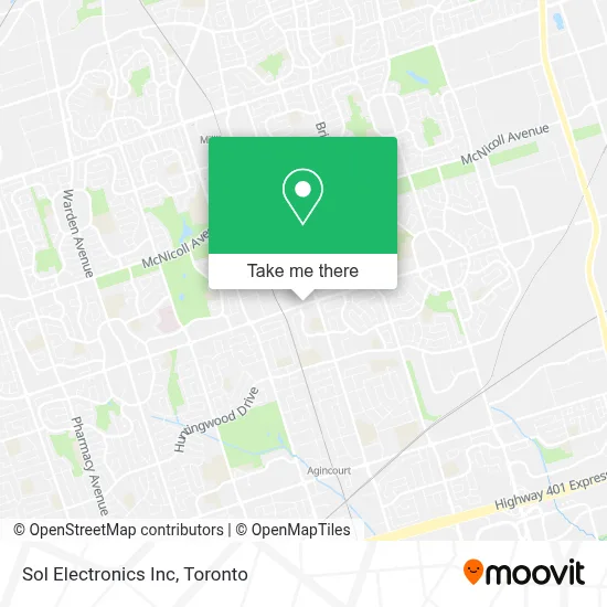 Sol Electronics Inc map