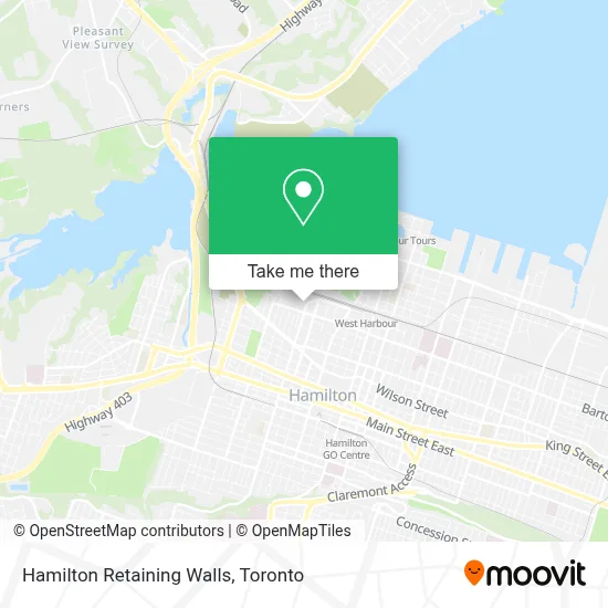 Hamilton Retaining Walls map