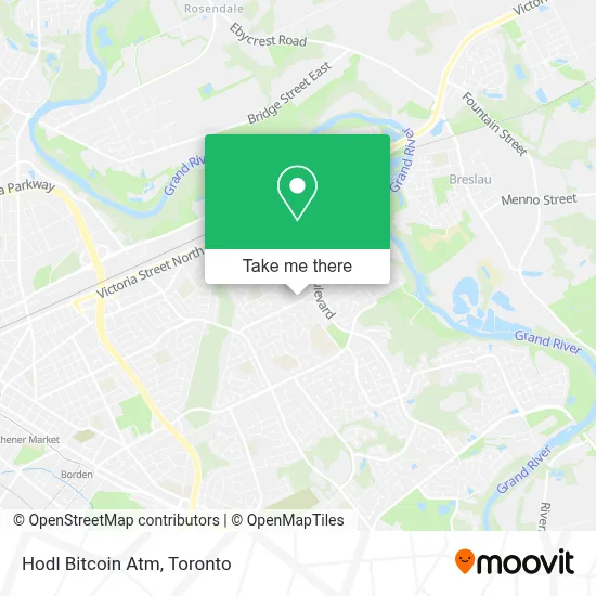 Hodl Bitcoin Atm map