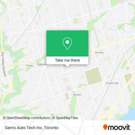 Sam's Auto Tech Inc map