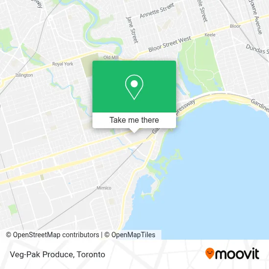 Veg-Pak Produce map