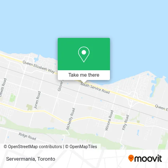 Servermania map