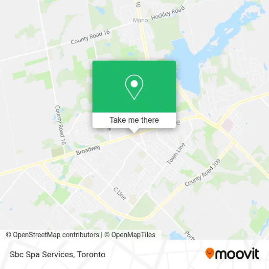Sbc Spa Services map