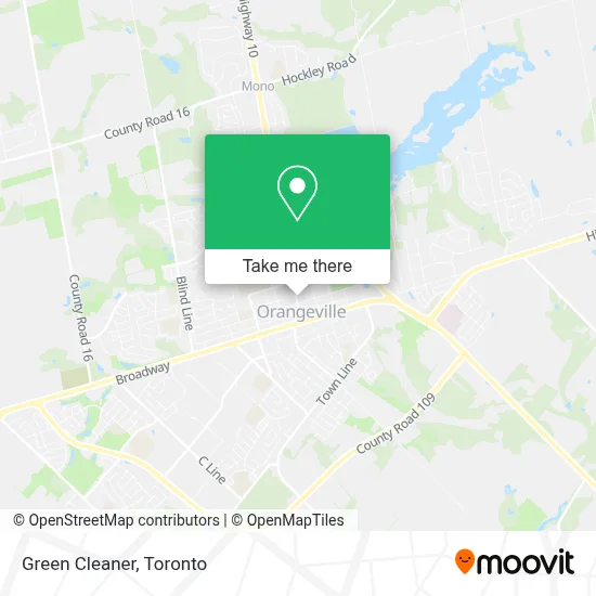 Green Cleaner map