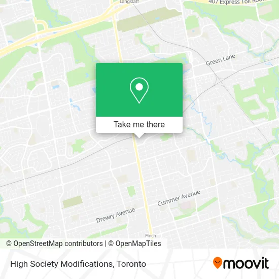 High Society Modifications map