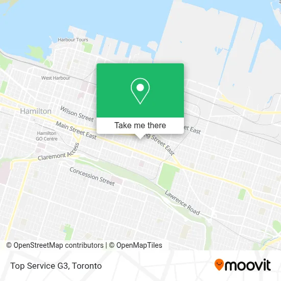 Top Service G3 map
