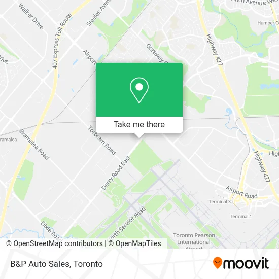 B&P Auto Sales map