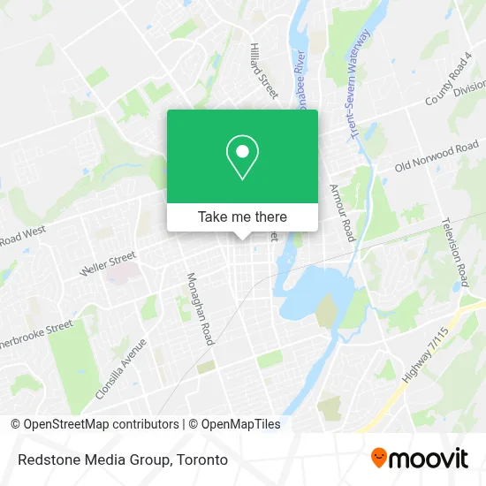 Redstone Media Group map