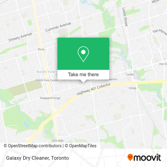 Galaxy Dry Cleaner map