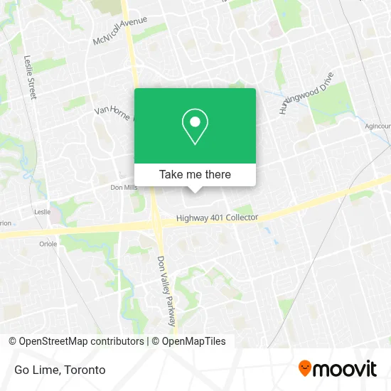 Go Lime map