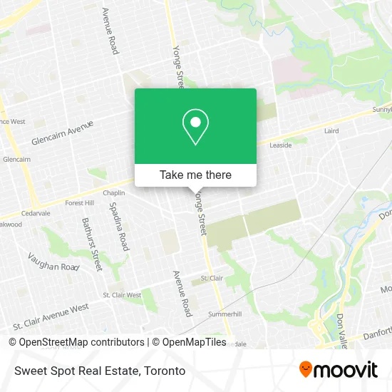 Sweet Spot Real Estate map