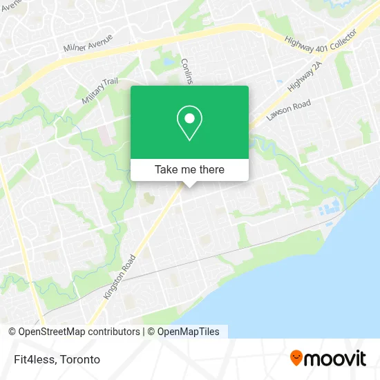 Fit4less map