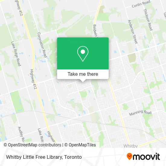 Whitby Little Free Library plan