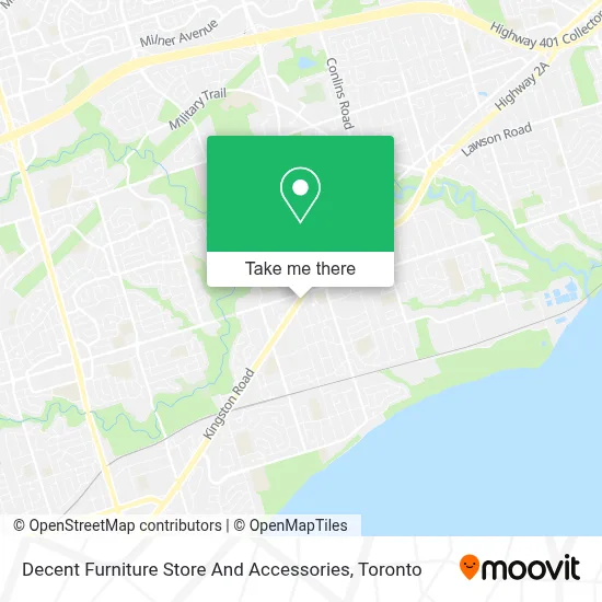 Decent Furniture Store And Accessories map