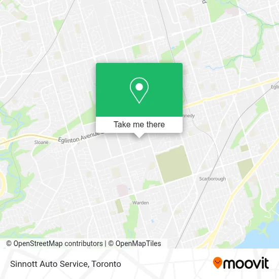 Sinnott Auto Service map