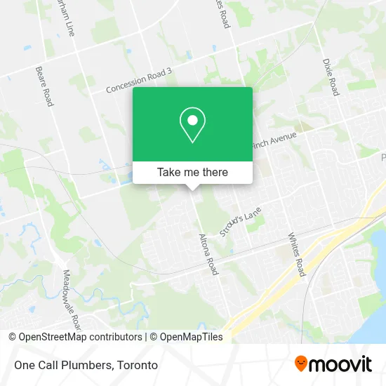 One Call Plumbers map