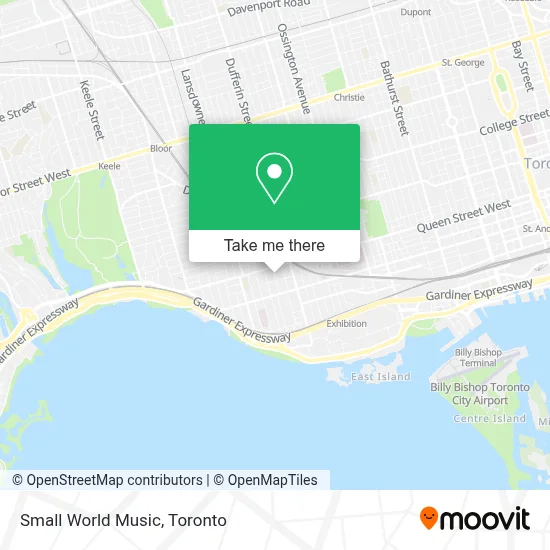Small World Music map