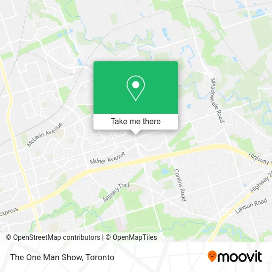 The One Man Show map
