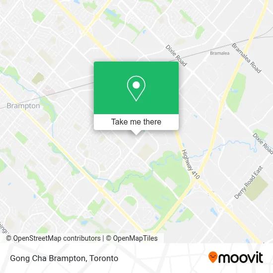 Gong Cha Brampton plan