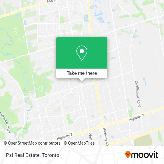 Psl Real Estate map