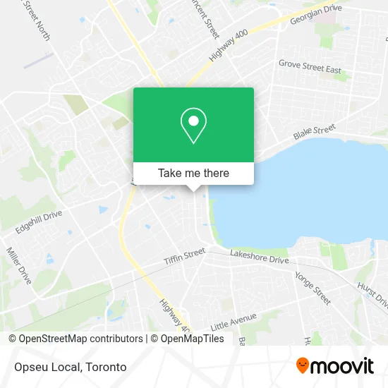 Opseu Local map