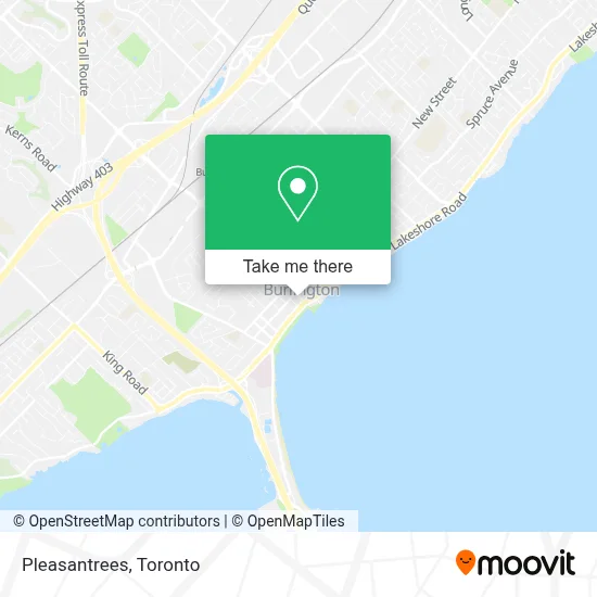 Pleasantrees map