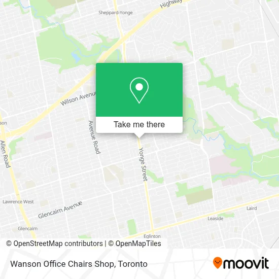 Wanson Office Chairs Shop map