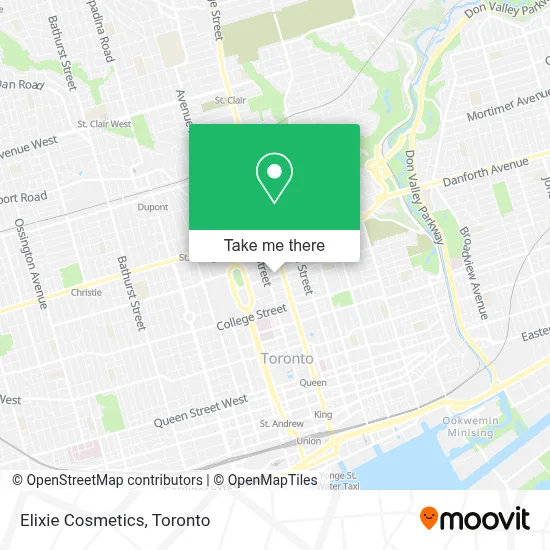 Elixie Cosmetics map