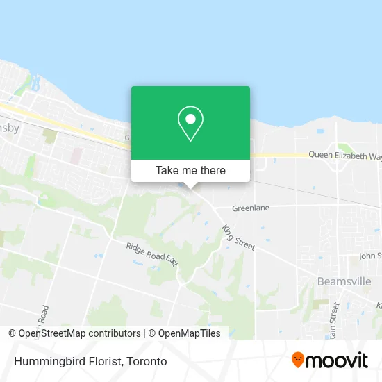 Hummingbird Florist map
