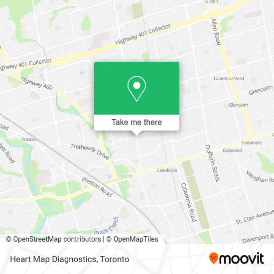 Heart Map Diagnostics map
