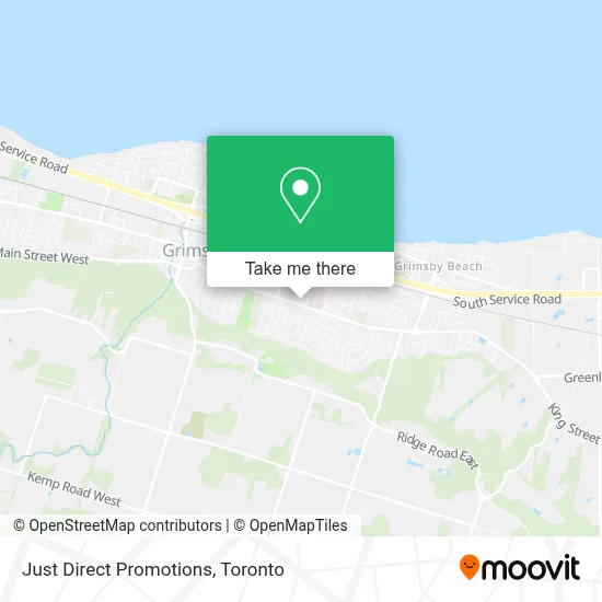 Just Direct Promotions map