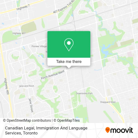 Canadian Legal, Immigration And Language Services map