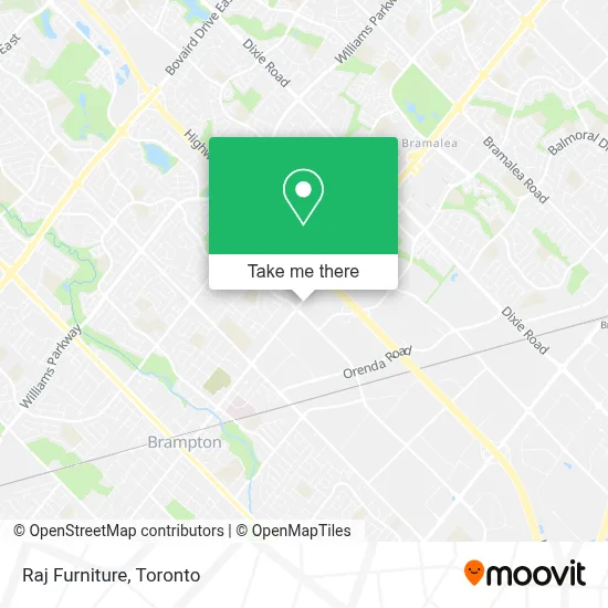 Raj Furniture map