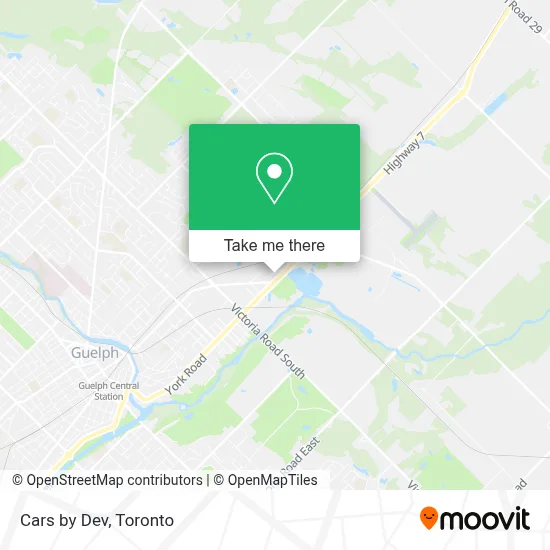Cars by Dev map