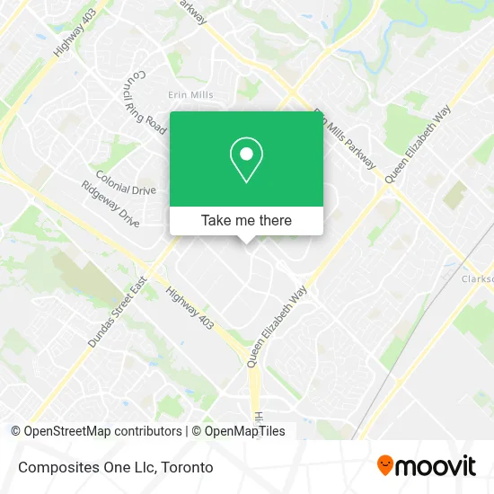 Composites One Llc map